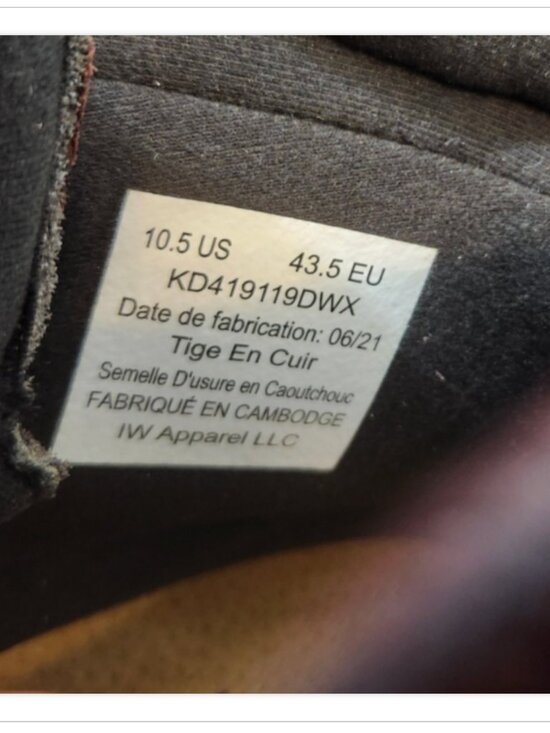 Kodiak Magog 200 gm Insulation WP Leather Boots Canada Sz 10.5 (runs narrow) NWD main image 11